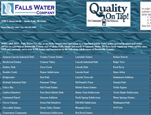 Tablet Screenshot of fallswater.com